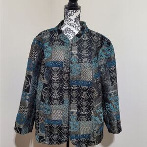 CJ Banks Textured Knit Jacket 3x‎